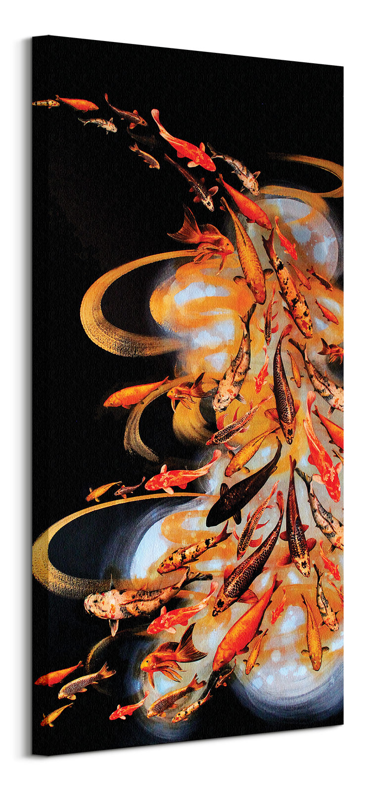 

Lily Greenwood Złote Rybki - obraz płótno 50x100
