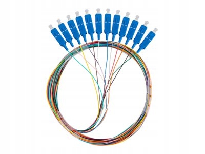 Pigtail Światłowód Sm Sc/upc Semi Tight 9/125 G657A1 12X2M Multikolor