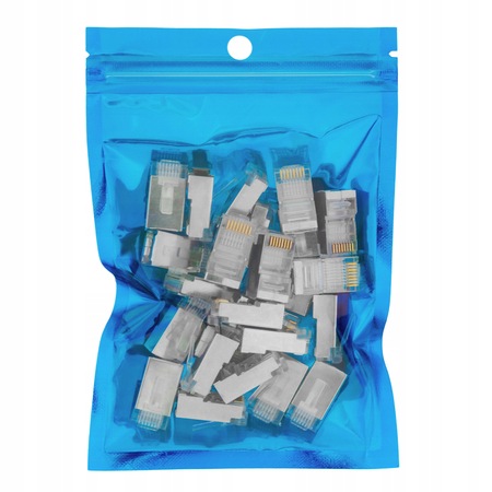 Wtyk RJ45 przelotowy kat.6 Ftp PT-RJ456FT-1 25szt
