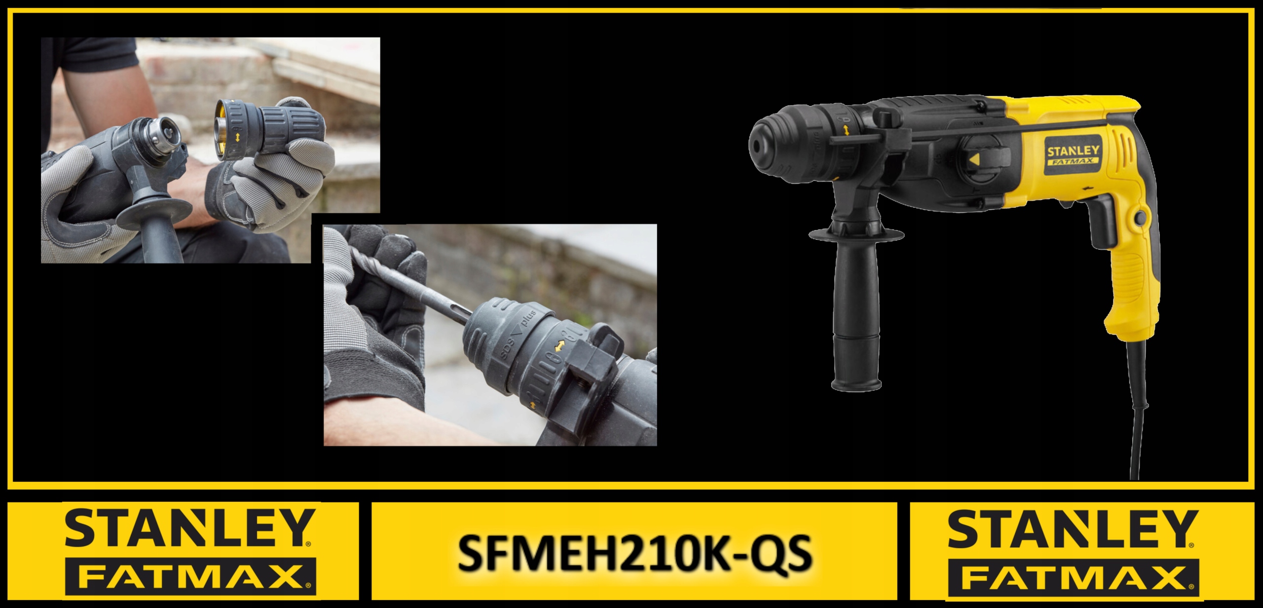 STANLEY FATMAX WIERTARKA UDAROWA SDS Plus 800W SFMEH210K Marka Stanley