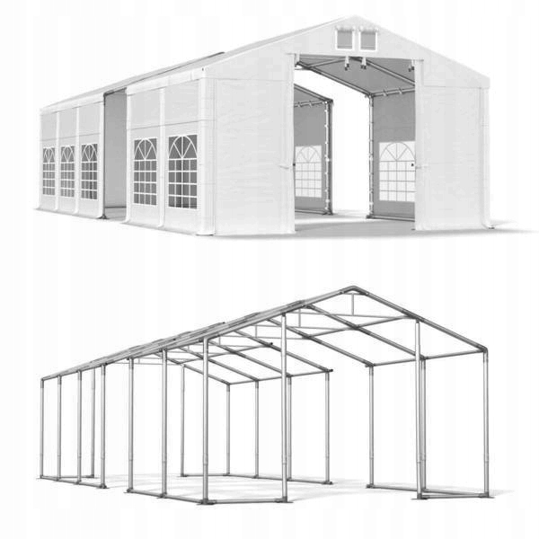 Namiot Ogrodowy 4x21m [3m] Całoroczny DAS 580 W