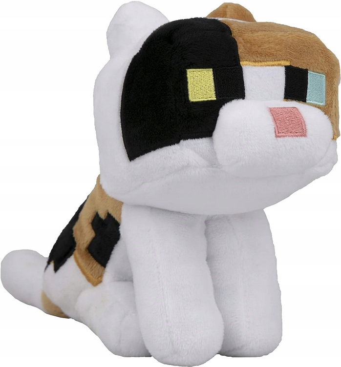 

Minecraft Perkalowy Kot Pluszak Maskotka Calico