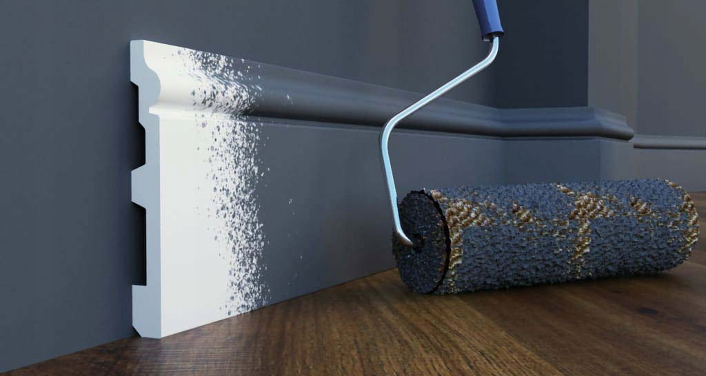 LISTWA biała PRZYPODŁOGOWA LPC-33 Creativa. Cokół Szerokość 175 mm