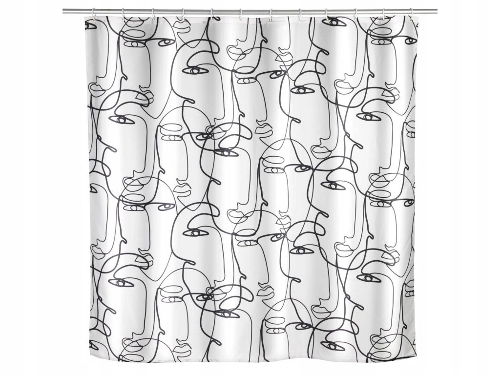 Sprchový závěs FACES,180 x 200 cm, Wenko