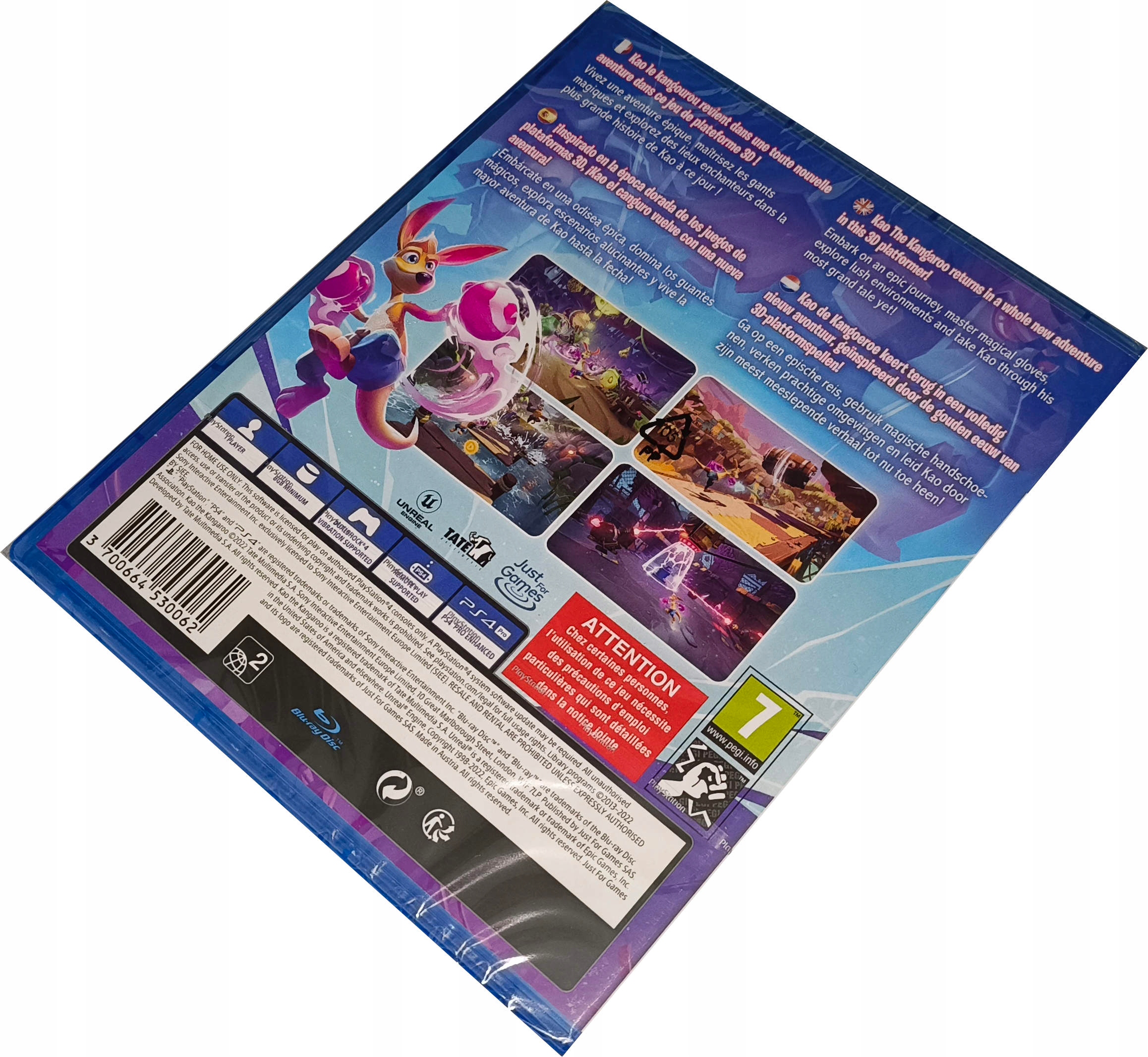 KANGUREK KAO / NOWA / PL / PS4 Stan opakowania oryginalne