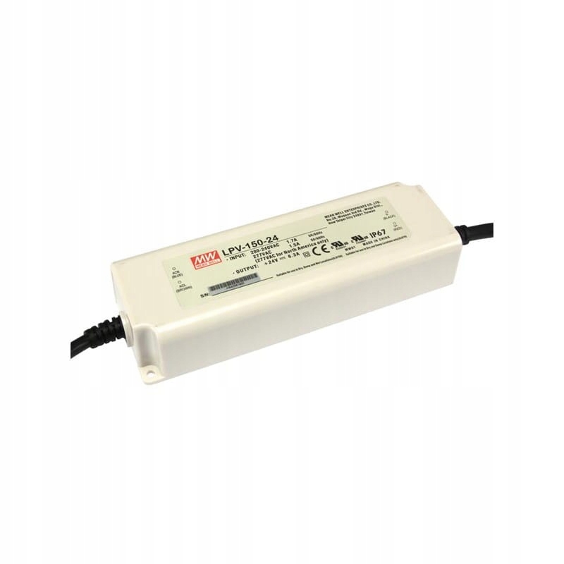 

Zasilacz Led Mean Well LPV-150-24 151W 24VDC 6,3A
