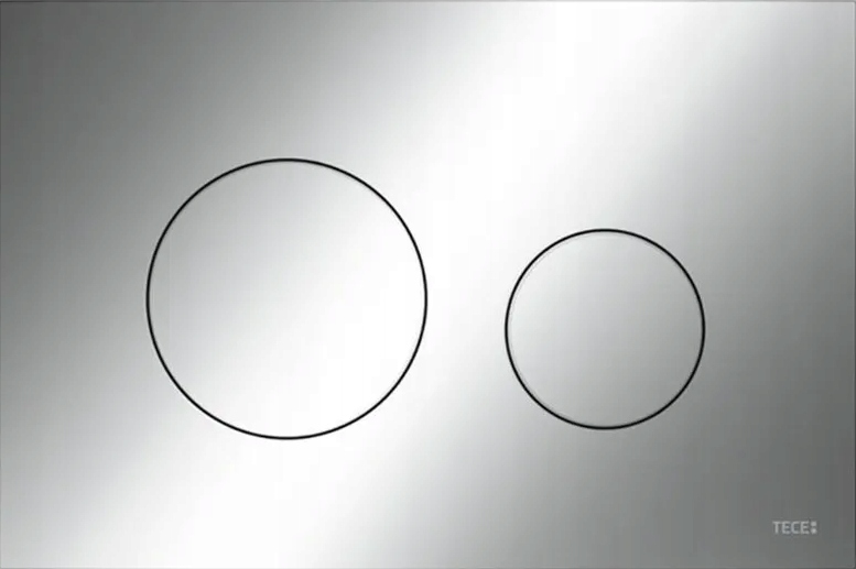 PRZYCISK TECE BASE CHROM POŁYSK