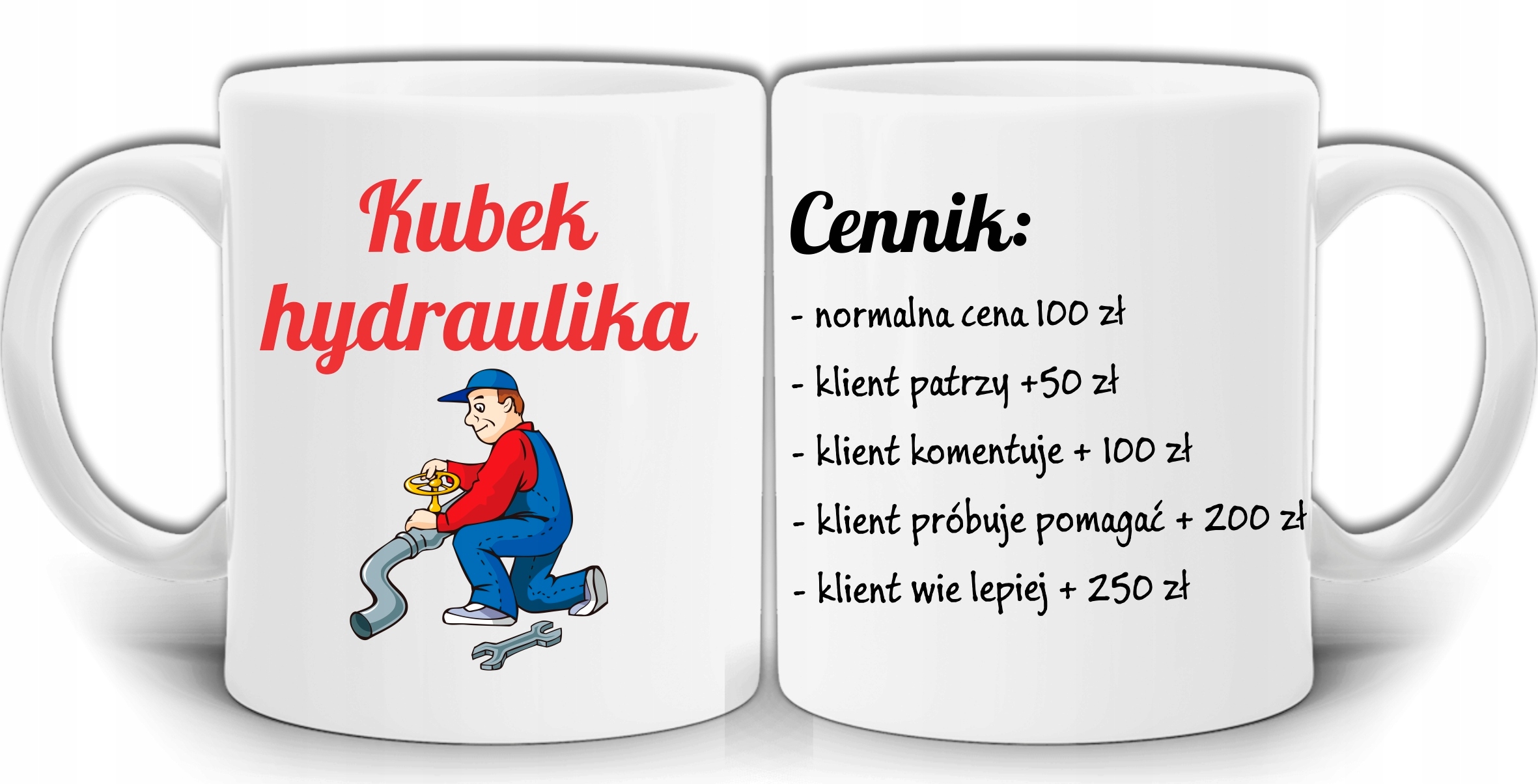 

Kubek Hydraulik Cennik Prezent Kubek +pudełko GW11