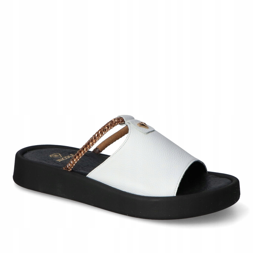 Nazouváky Nicole 2896/009 Bílé lico 41