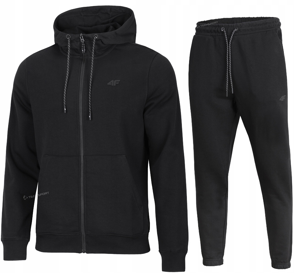 4F Męski Dres Bawełna Komplet Bluza Rozpinana Spodnie rozm XXXXL 4XL