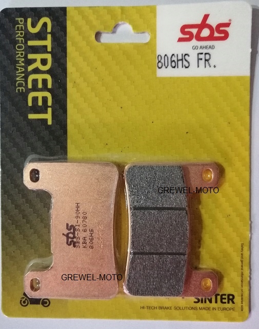 SBS 806hs тормозные колодки с 1000 ZX-10R GSX-R DL