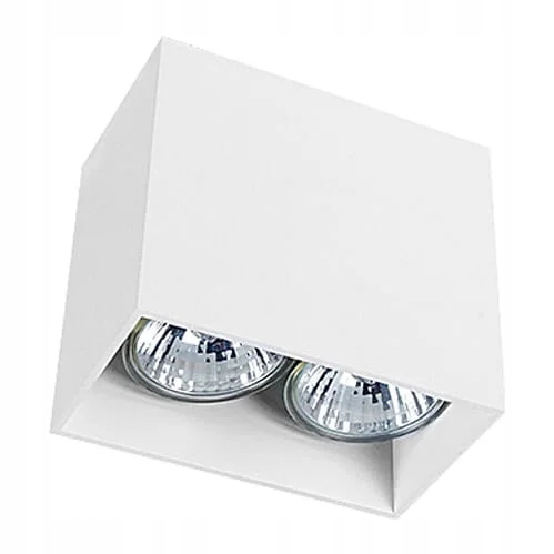 Stropní bodové svítidlo dvojité bílé obdélníkové Gap Nowodvorski