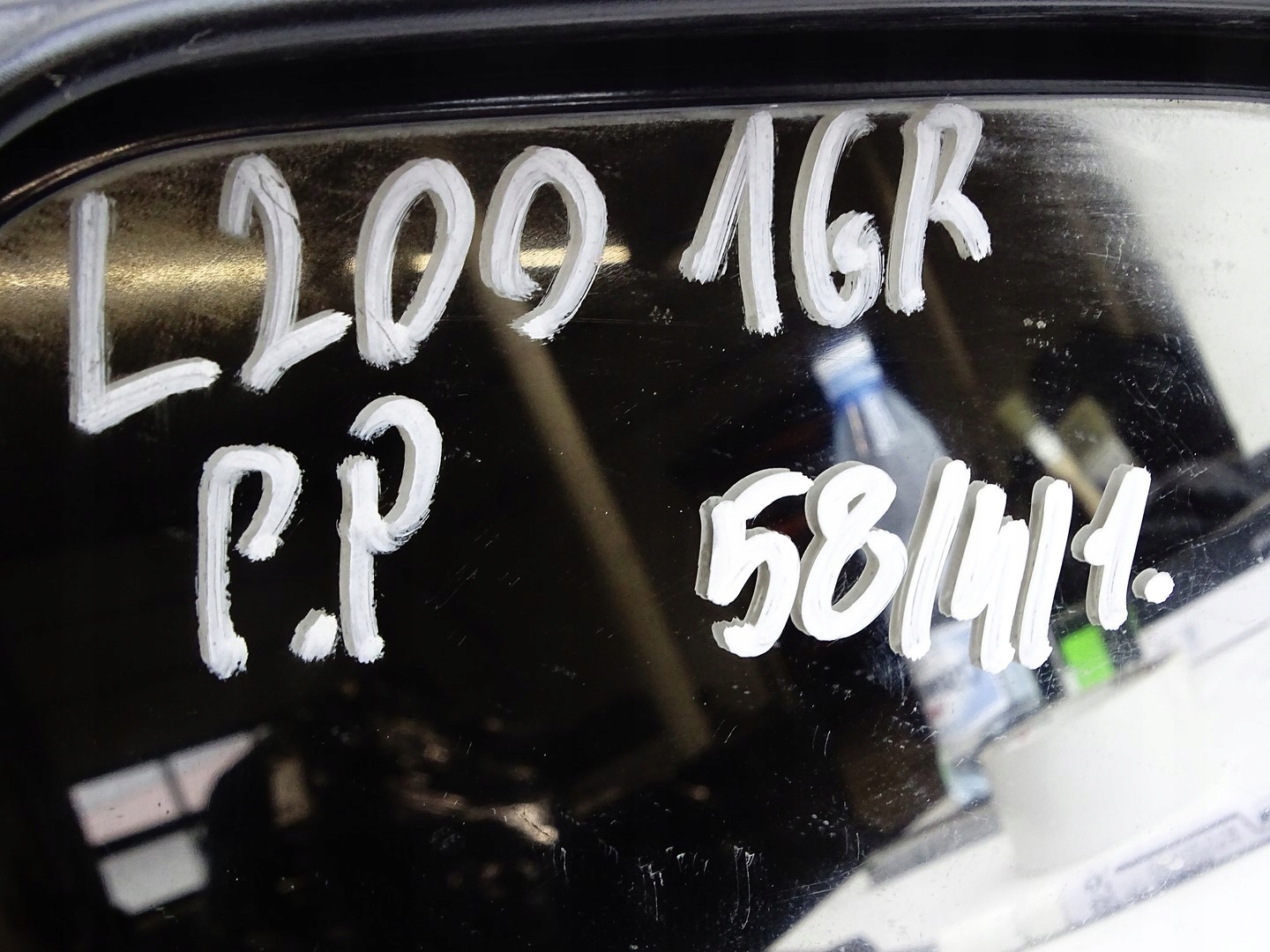 mirror door exterior right MITSUBISHI L200 V 15- manually