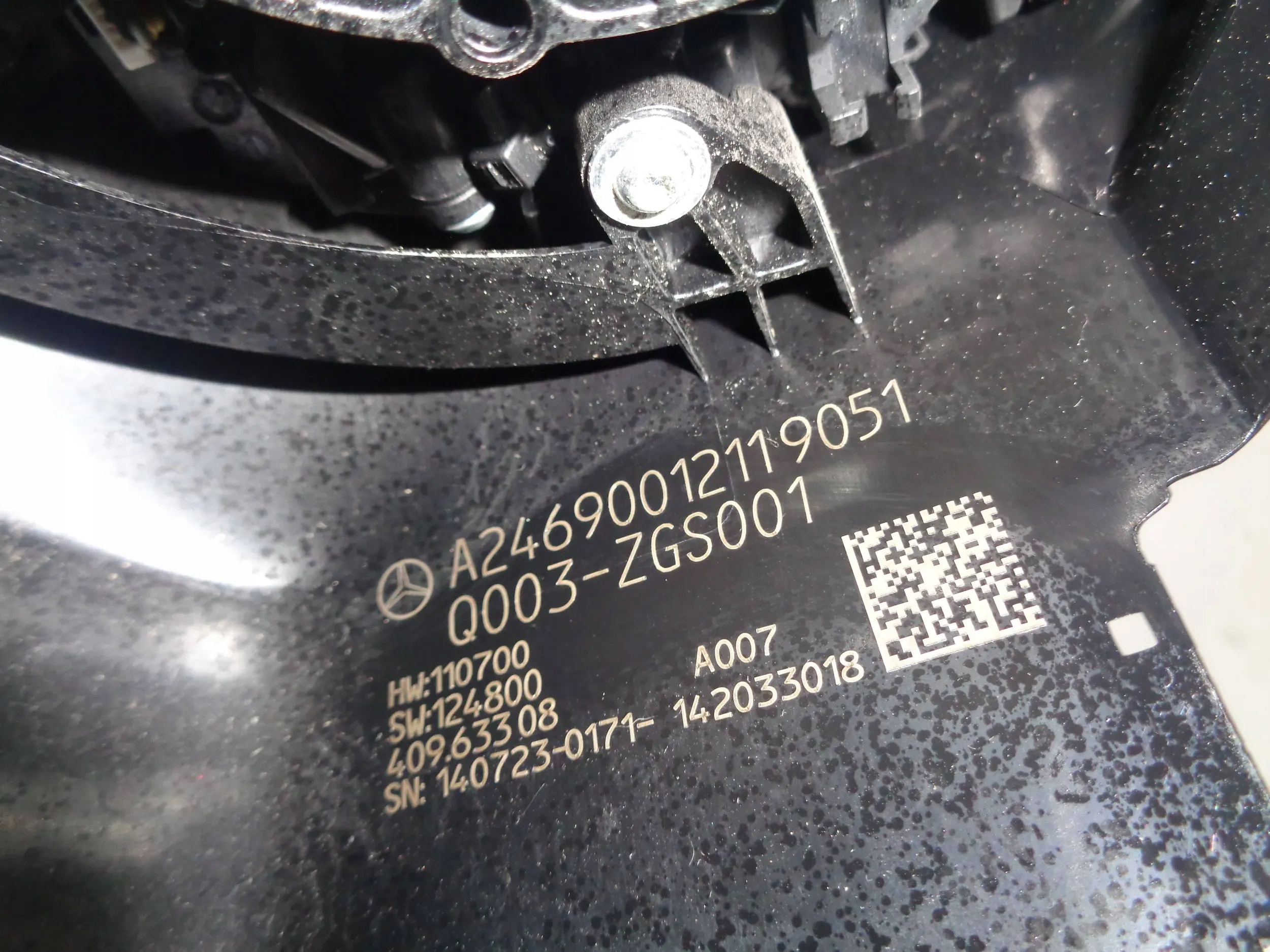 MERCEDES GLA X156 13- steering wheel levers and controls control ring A2466001211