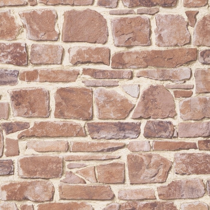 

Tapeta Papierowa Kamień Mur Cegła Efekt 3D Rasch