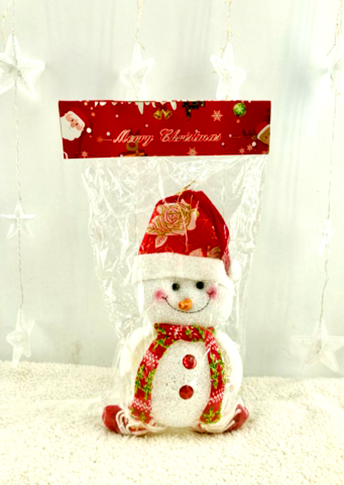 Świecący Bałwan Figurka LED 30 cm Lampka RGB Materiał dominujący inny