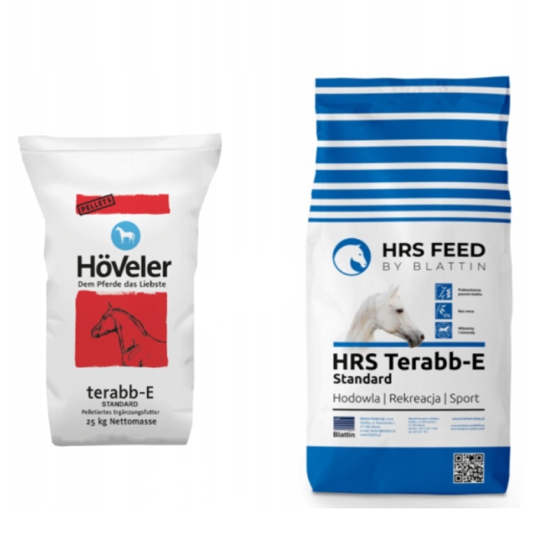 Hoveler terabb E Standard pasza dla koni 25kg