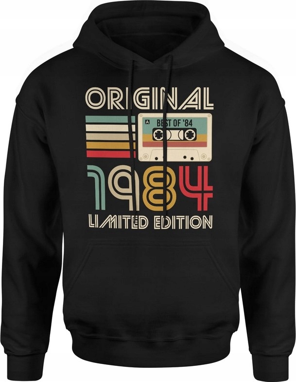 BLUZA MĘSKA Z KAPTUREM 1984 LIMITOWANA 40 LAT 40TKA XL
