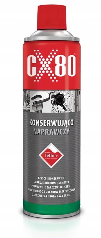

CX80 Konserwująco-naprawczy Teflon 500ML. 193 Spra