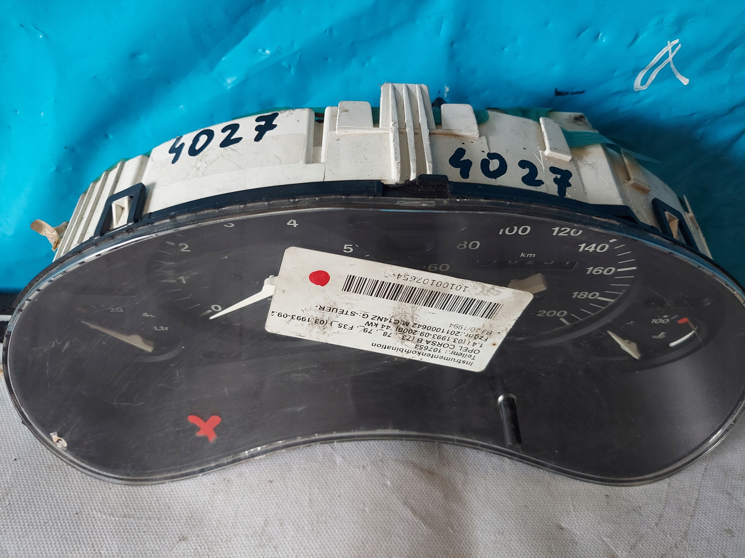 dials clock CORSA B 1.4 B 90386323