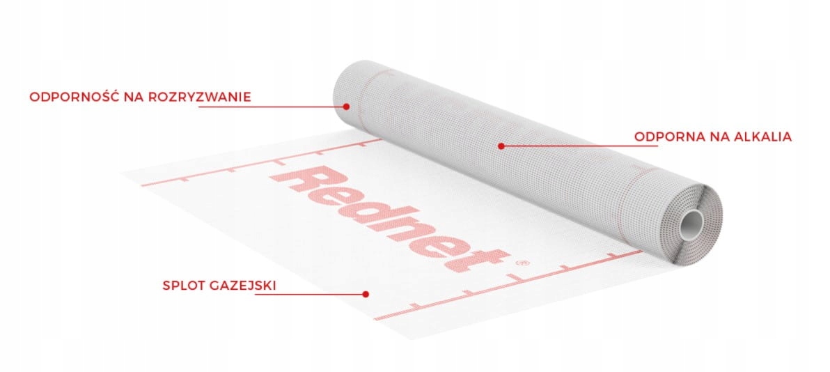 

Siatka podtynkowa elewacyjna 160g/m2 1x50m2 Atest