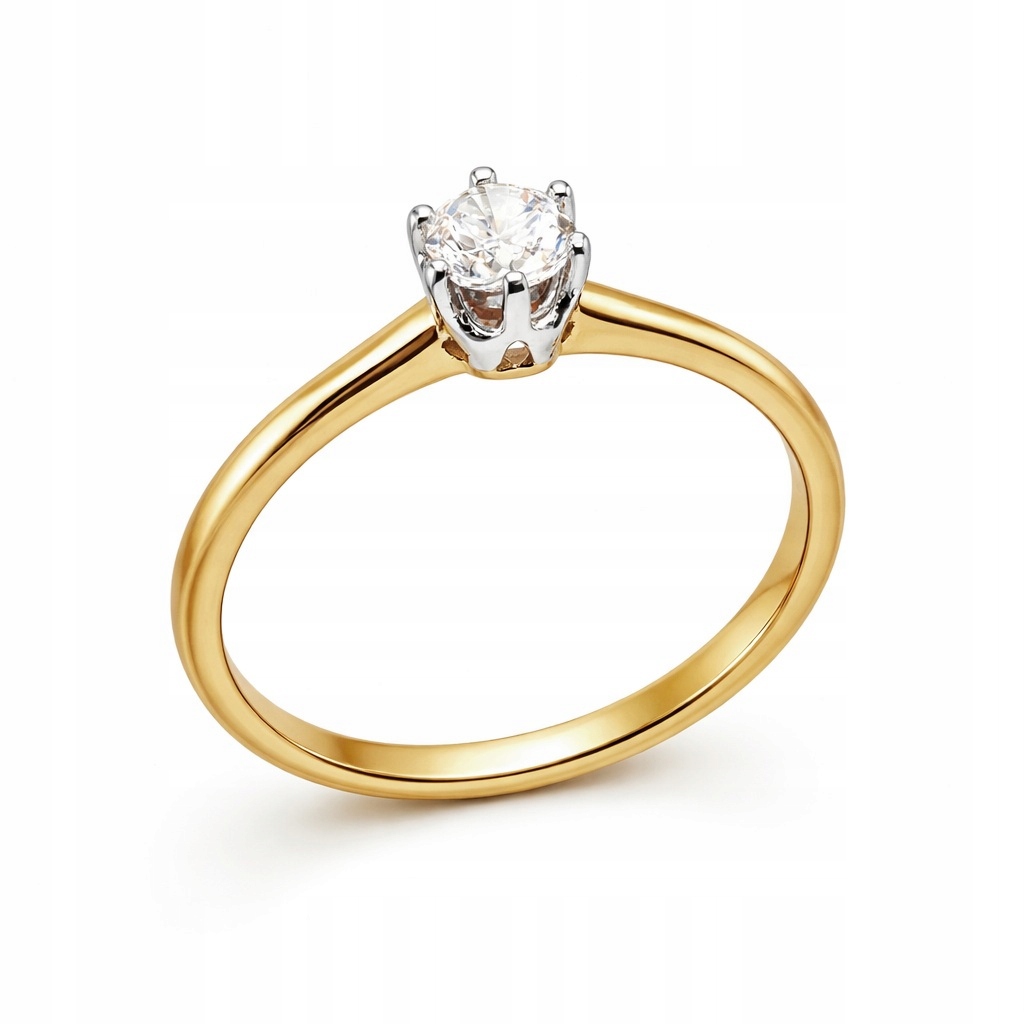 Prstýnek Au 585 s diamantem R09915YW/0.31CT vel. 14