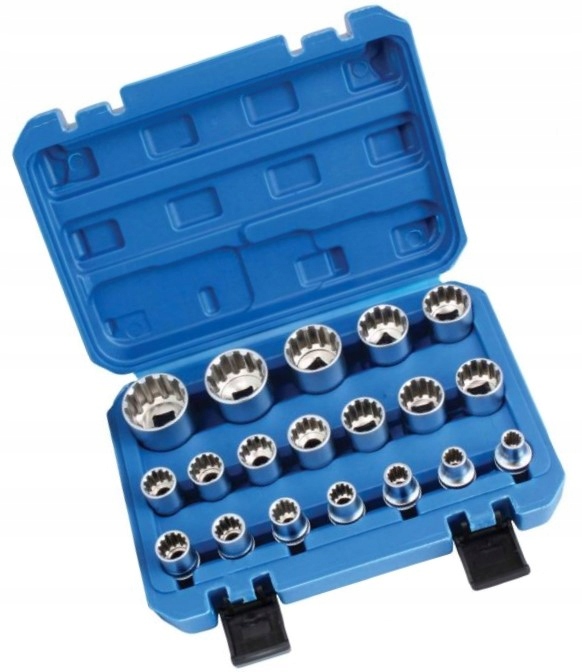 S-19GL12 Sada Nástrčiek 12-KT Vario-plus 1/2″ 19 Kusov Satra