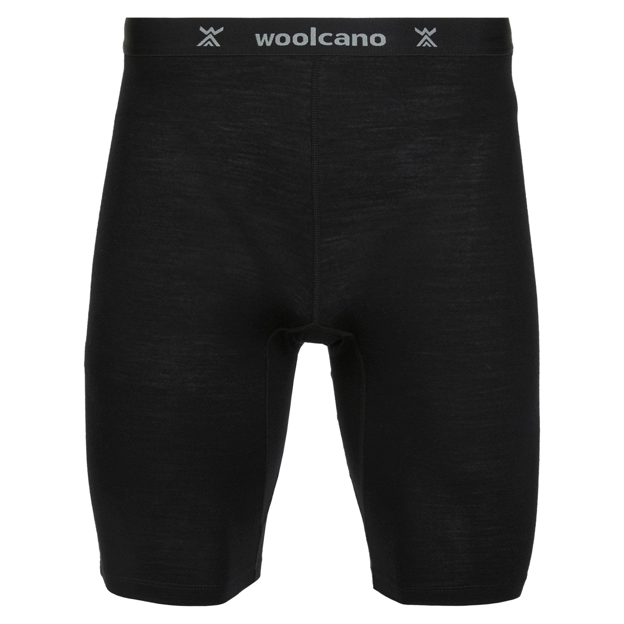 Bokserki męskie Wełna Merynosów Woolcano SHT1113 merino czarny Termiczna M