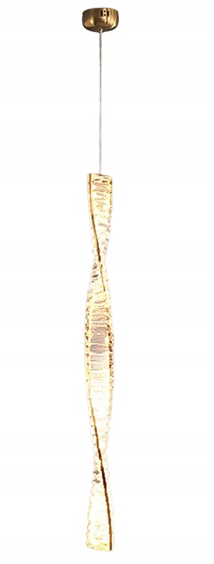 Bohemia 100 Moderná krištáľová závesná lampa 100 cm Led zlatá