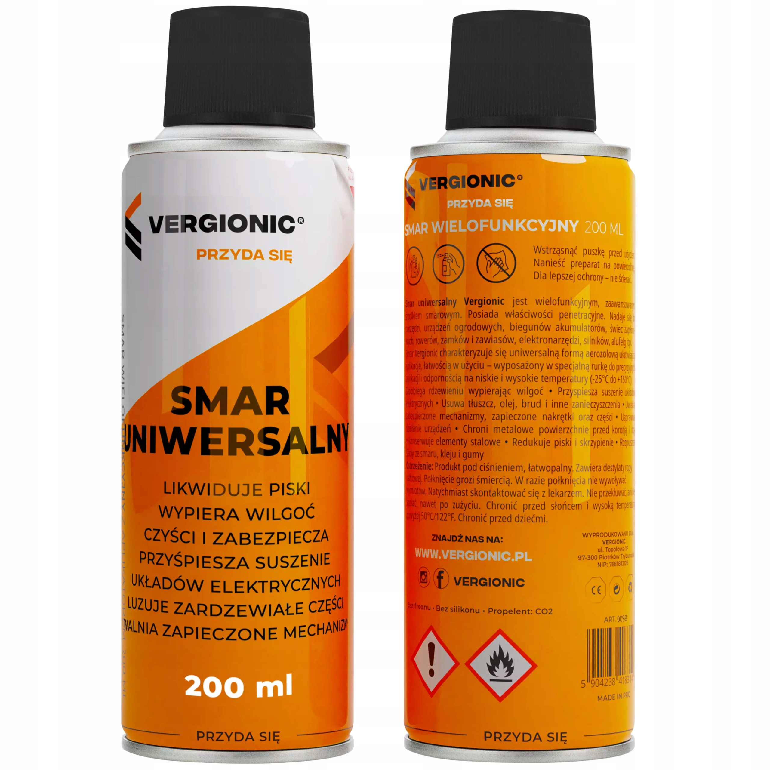 Odrdzewiacz smar uniwersalny 200 ml