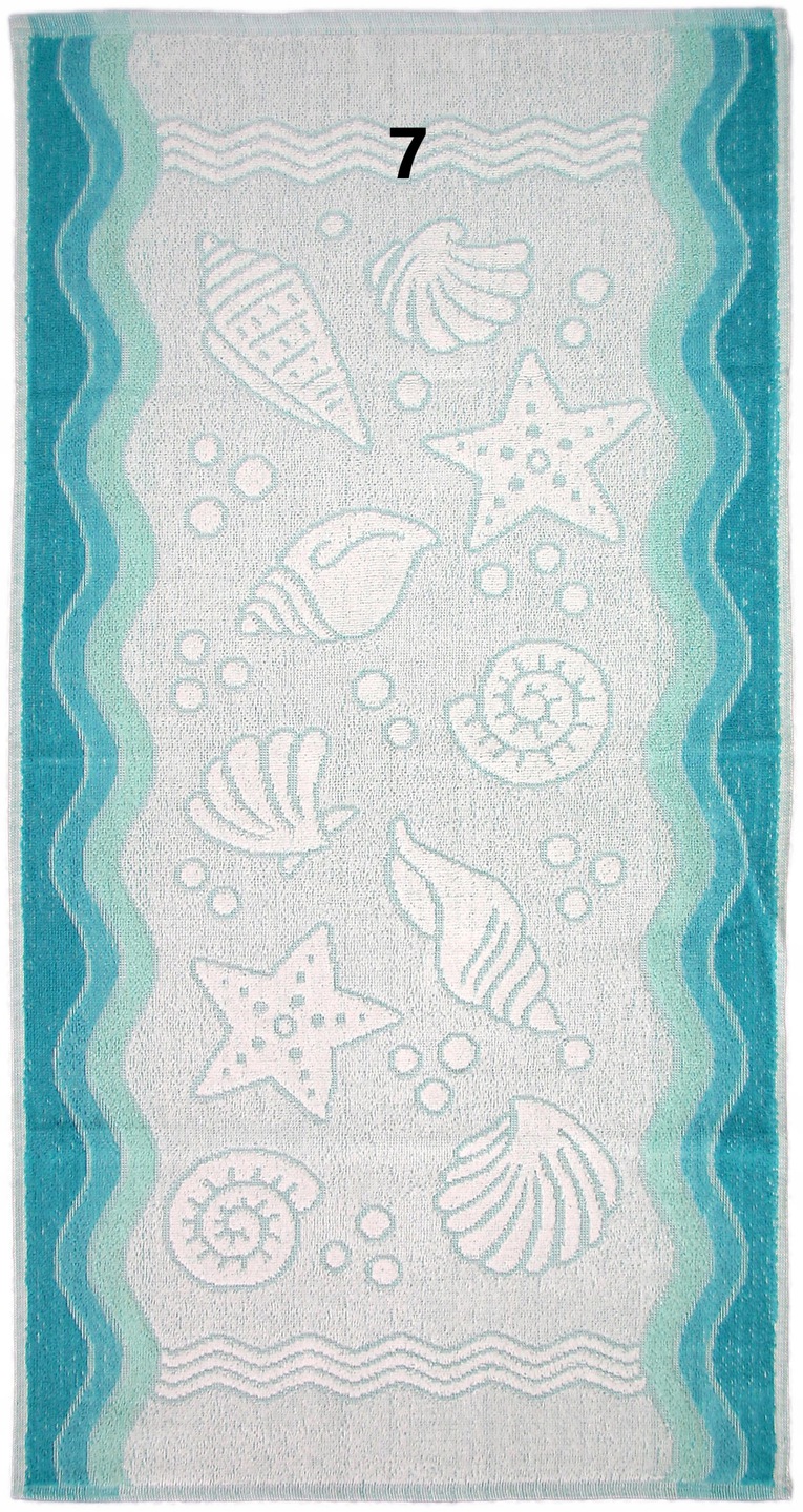 RĘCZNIK KĄPIELOWY FLORA OCEAN 100% BAWEŁNA 50x100
