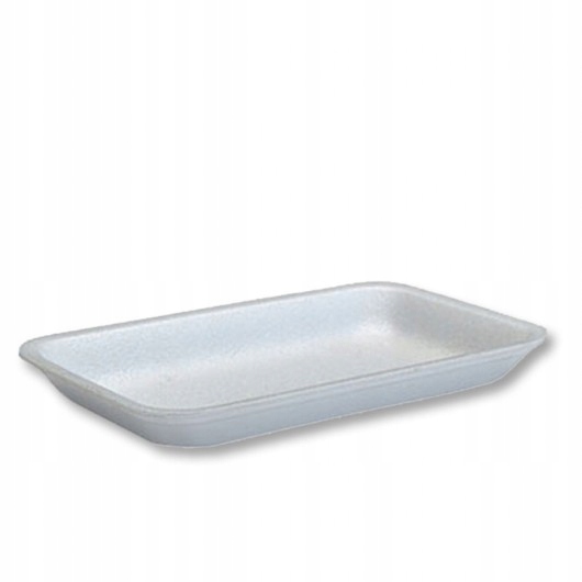 

Tacka prostokątna styropianowa na posiłki 50 sztuk