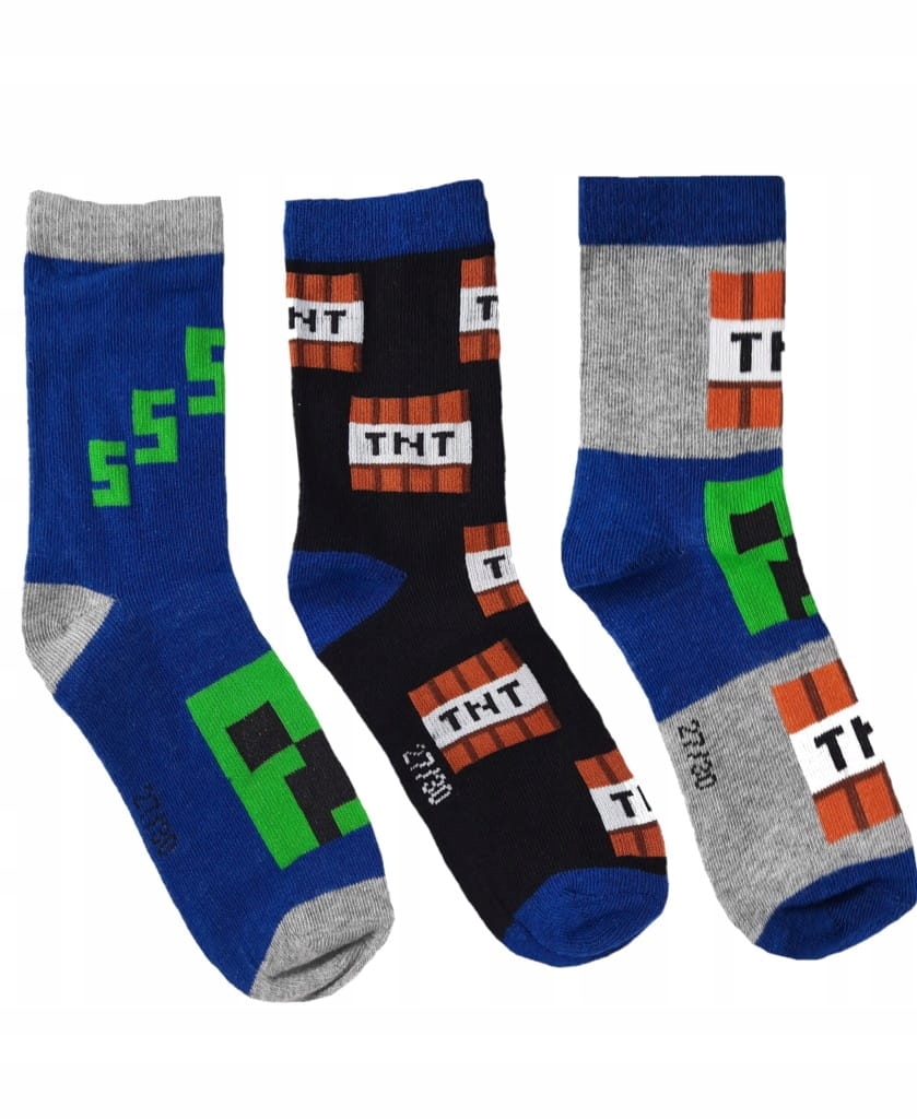 

Skarpetki dziecięce Minecraft 3-pak 27-30