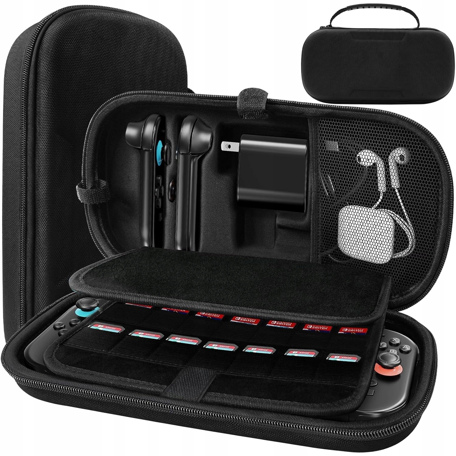 Etui do Nintendo Switch 2 Reddening Case Pokrowiec EVA do Gier Czarny