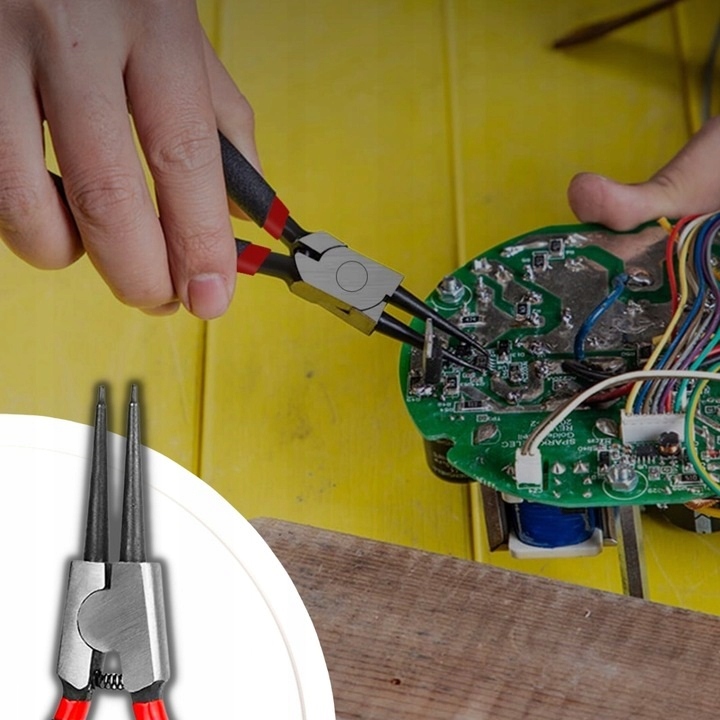 ZESTAW SZCZYPCE ZAGIĘTE PROSTE DO PIERŚCIENI SEGERA ZACISKÓW 7'' 180MM EAN (GTIN) 4010886881149