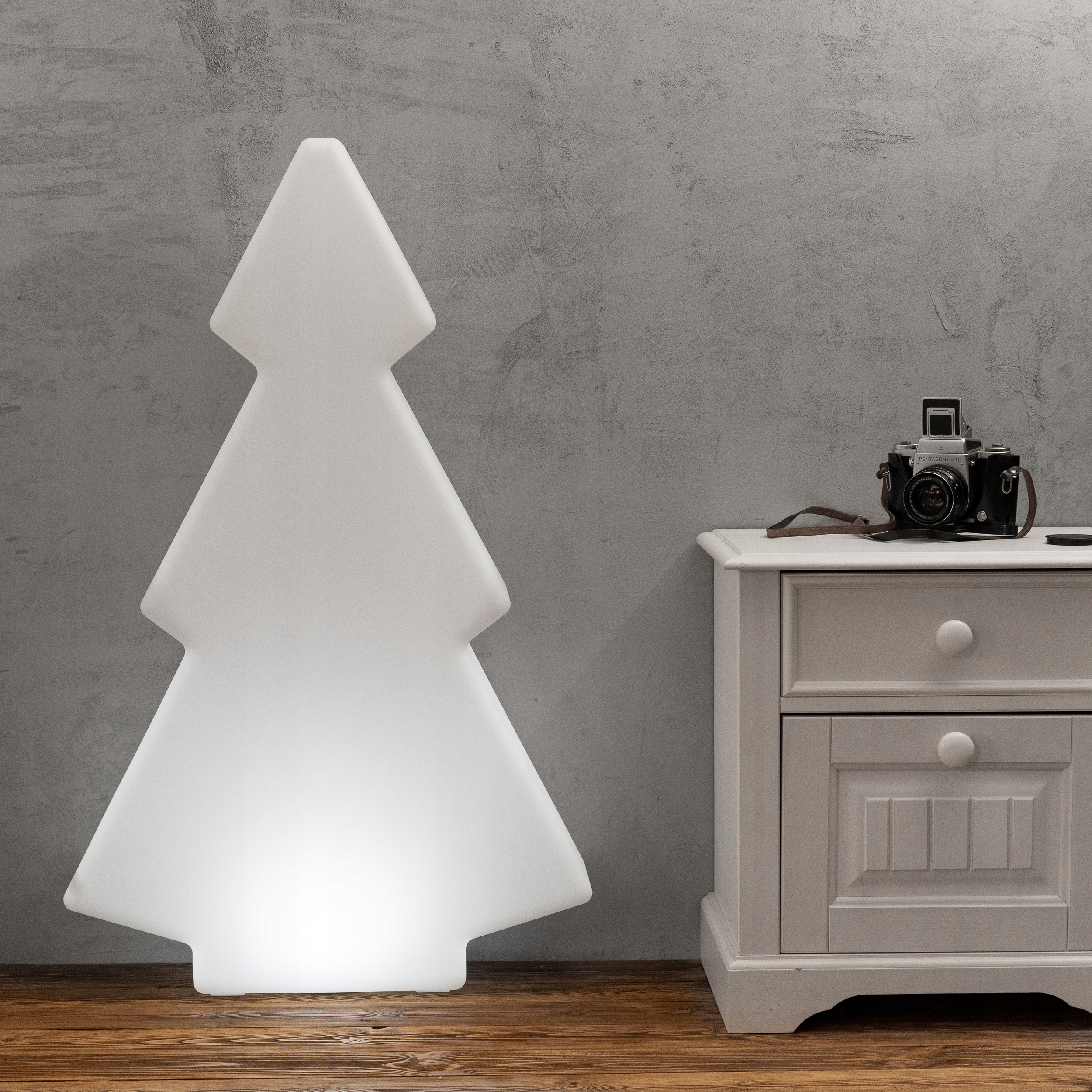 OZDOBA ŚWIĄTECZNA CHOINKA LED BEZPRZEWODOWA ZEWNĘTRZNA 112cm