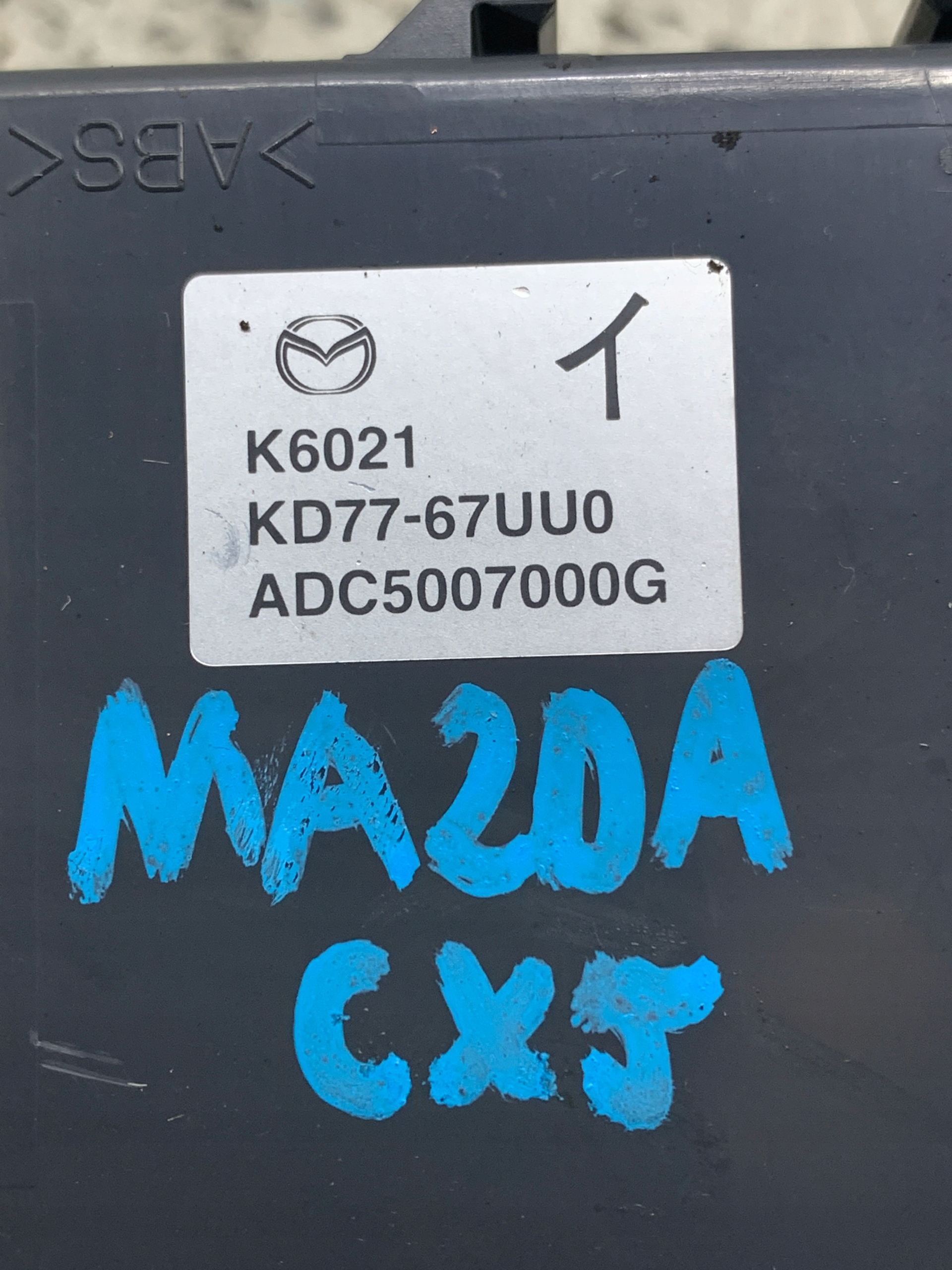modulo CZUJNIKOW parcheggio PDC KD77-67UU0 MAZDA CX5 CX-5 e (2012-2017) 2.2D