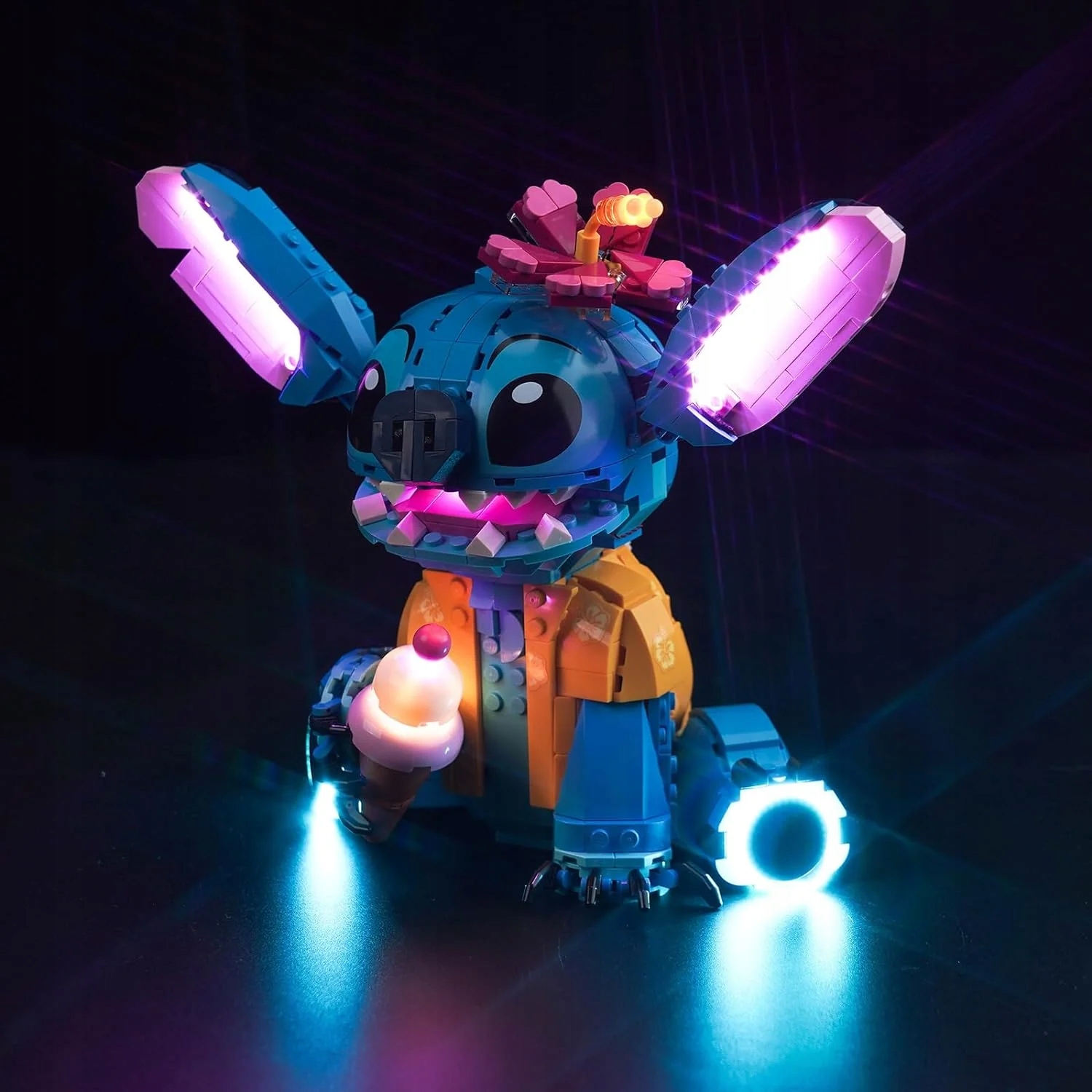 Zestaw Oświetleniowy Led do Lego Stitch Oświetlenie do Zestawu Klocków