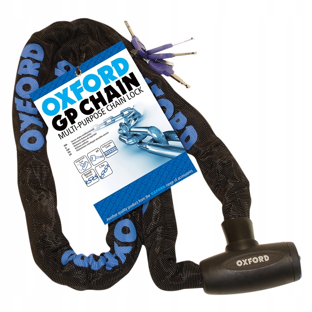 PANCERNY LANCUCH BLOKADA ZAPIECIE 150cm OXFORD