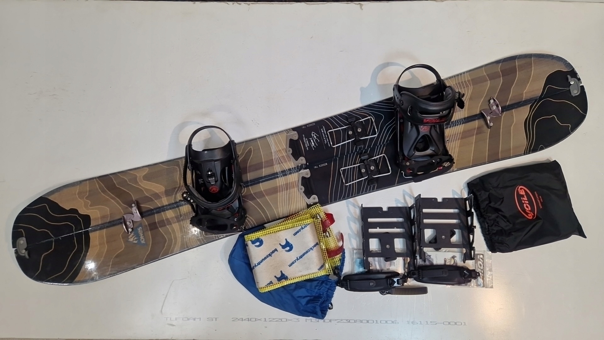 Splitboard JONES THE SOLUTION dł. 164 cm cały komplet • Cena