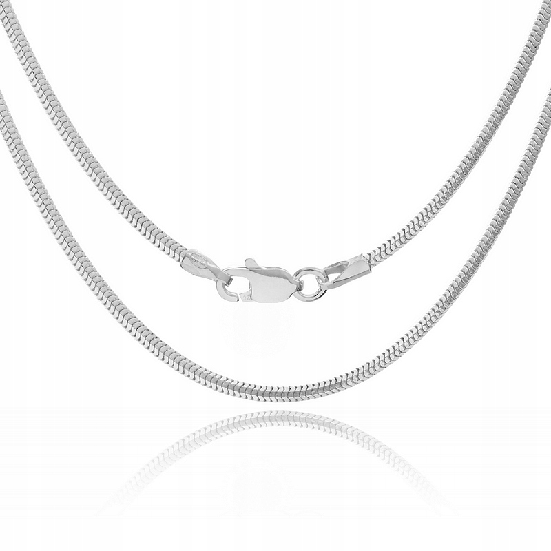 Stříbrná Dámská Italská Zmijka 50 CM 2,4 mm ryzost 925