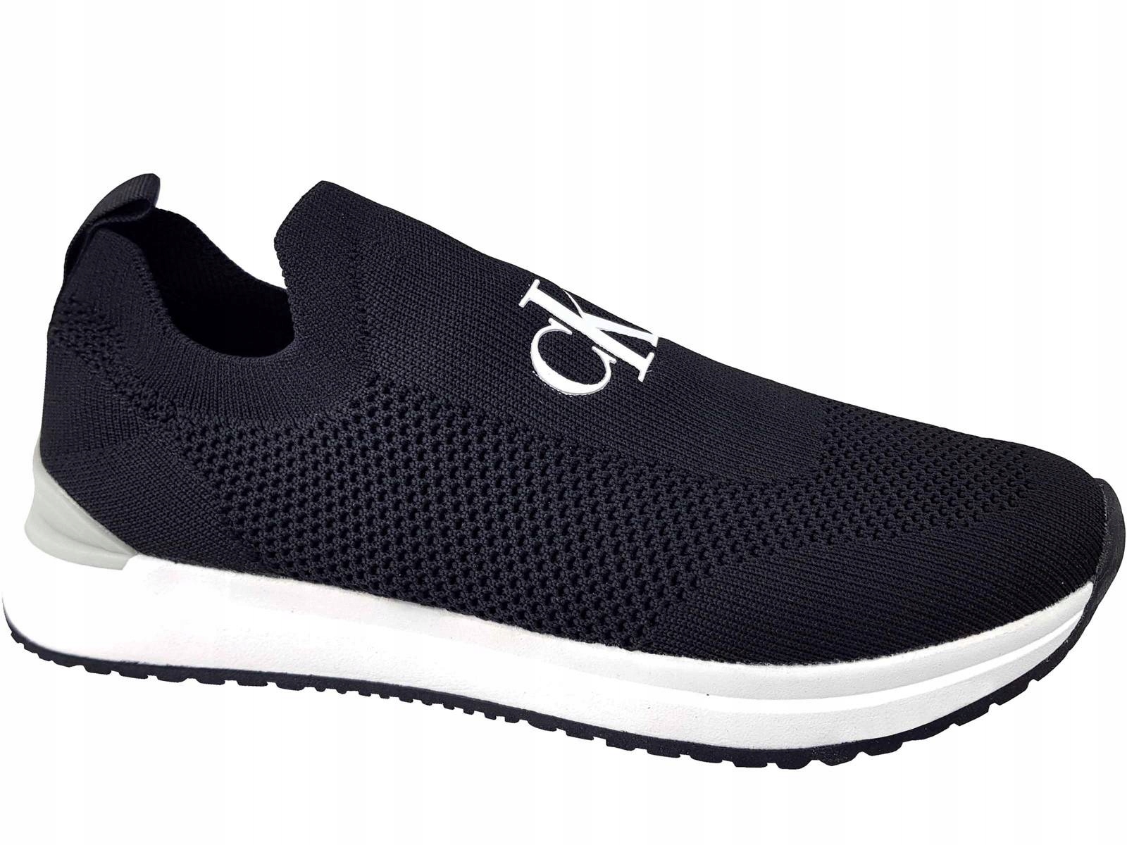 Calvin Klein Ck Slip-on Buty Wsuwane Czarne Wsuwki