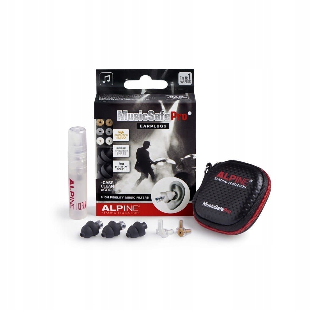 MusicSafe Pro Alpine zatyczki do uczu stopery z filtrami