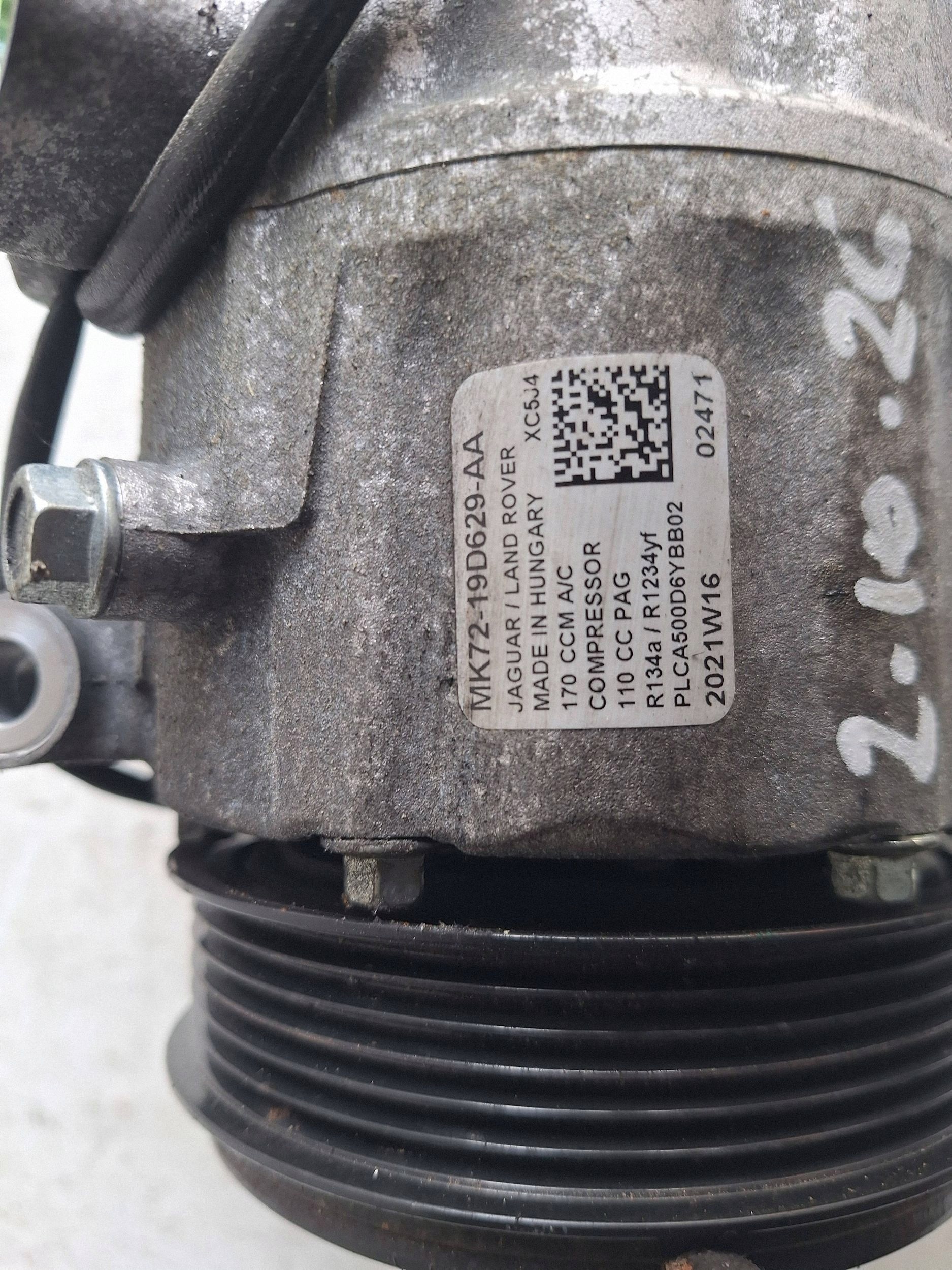 LAND ROVER EVOQUE II L551 19-> compressor AC MK72-19D629-AA
