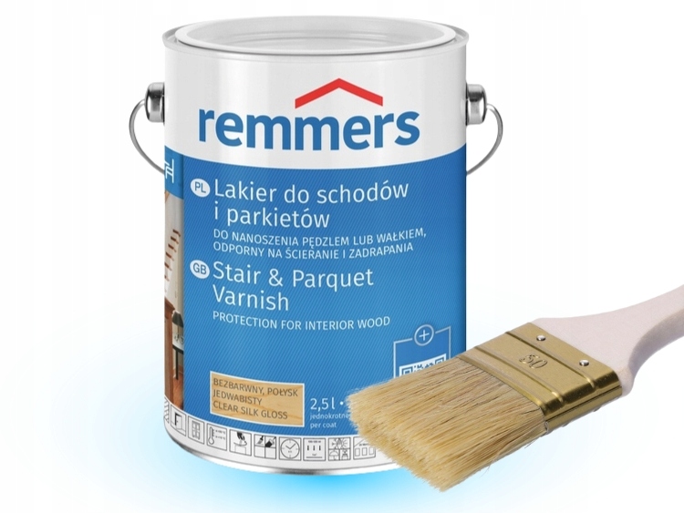 Lakier do schodów i parkietów Remmers bezbarwny 0,75 l
