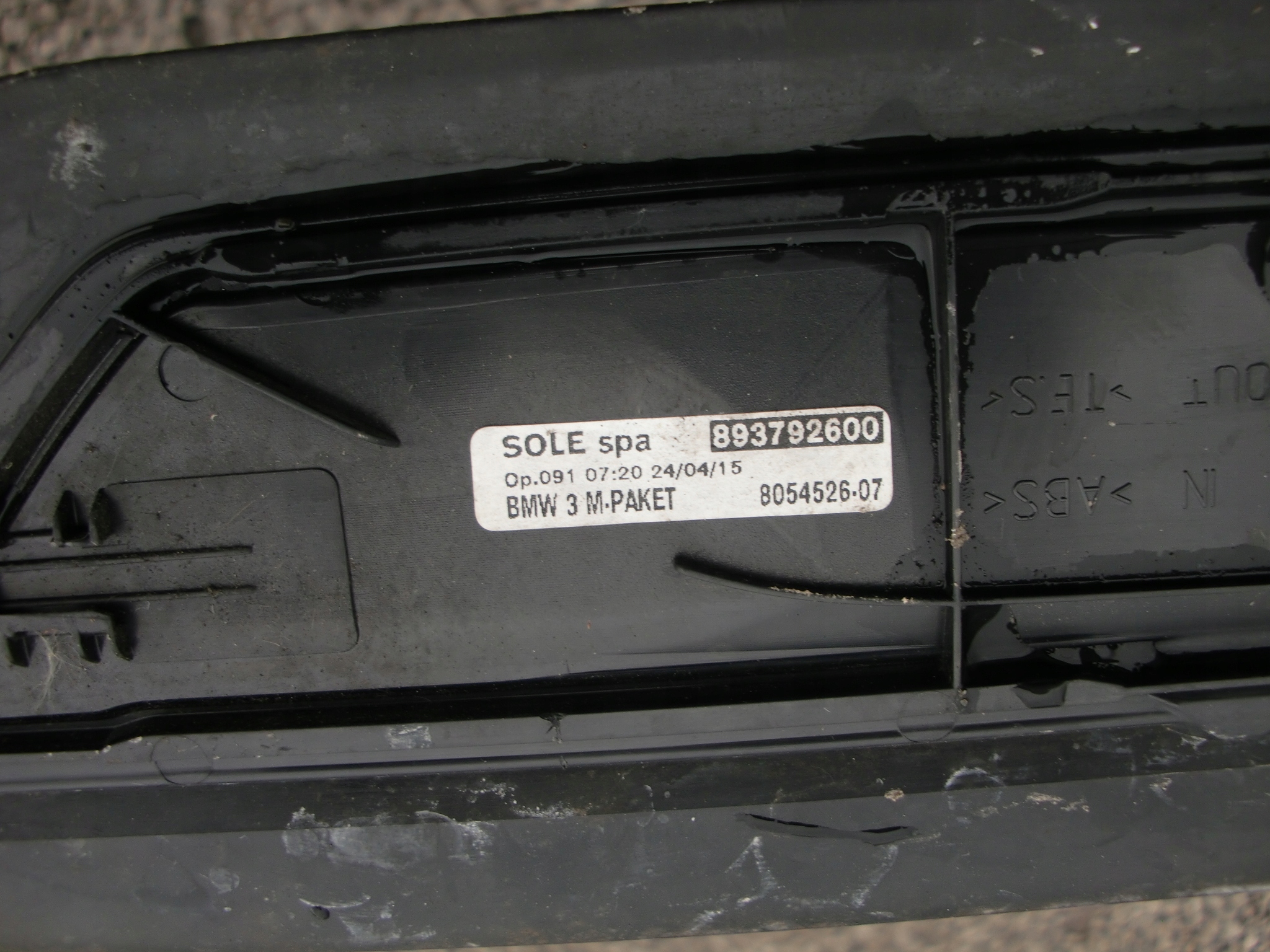 BMW F32 F33 moulding cap threshold for threshold m-packet 8054526