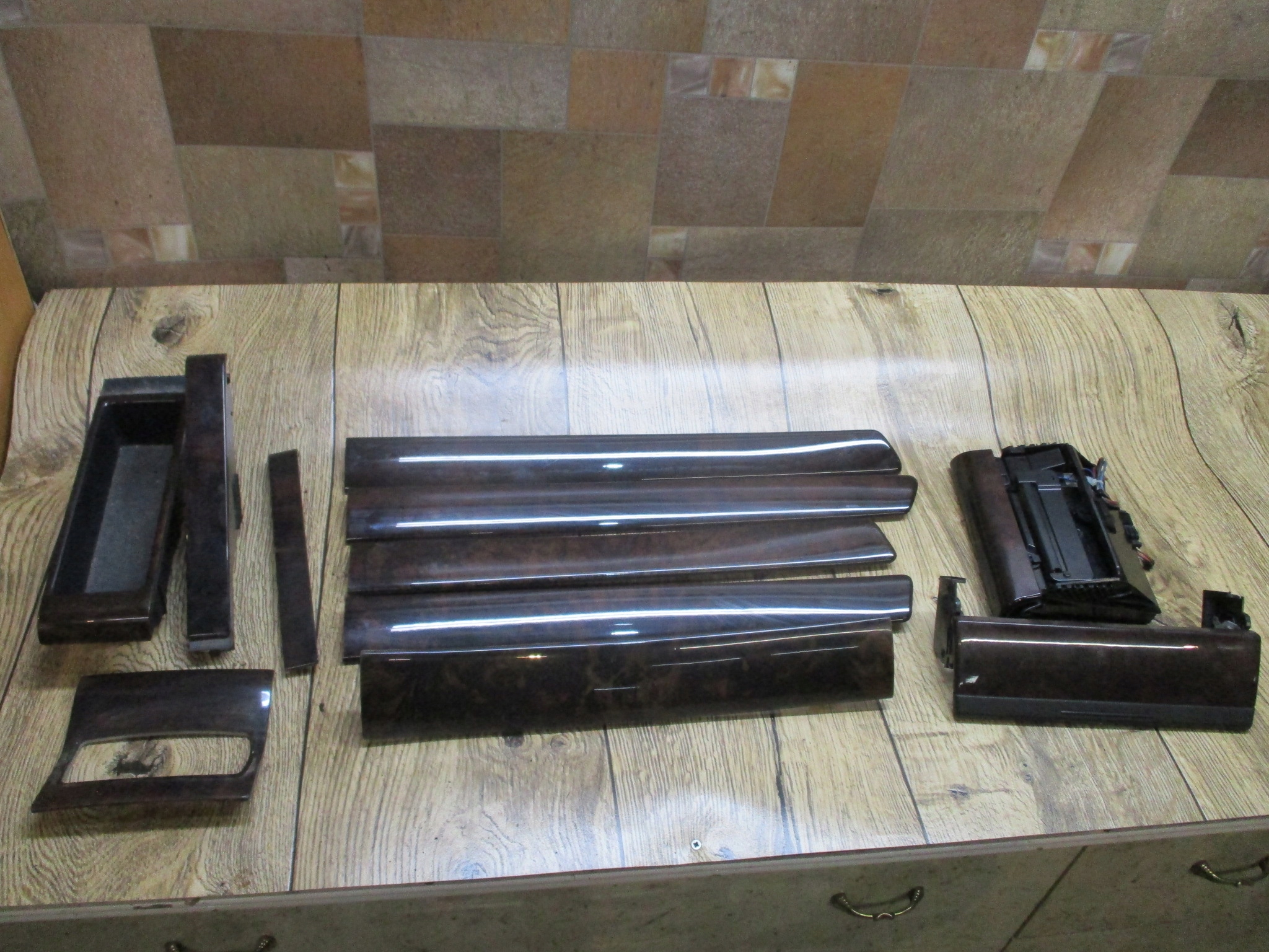 Декоры молдинги двери AUDI A6 C5 комплект EU дерево