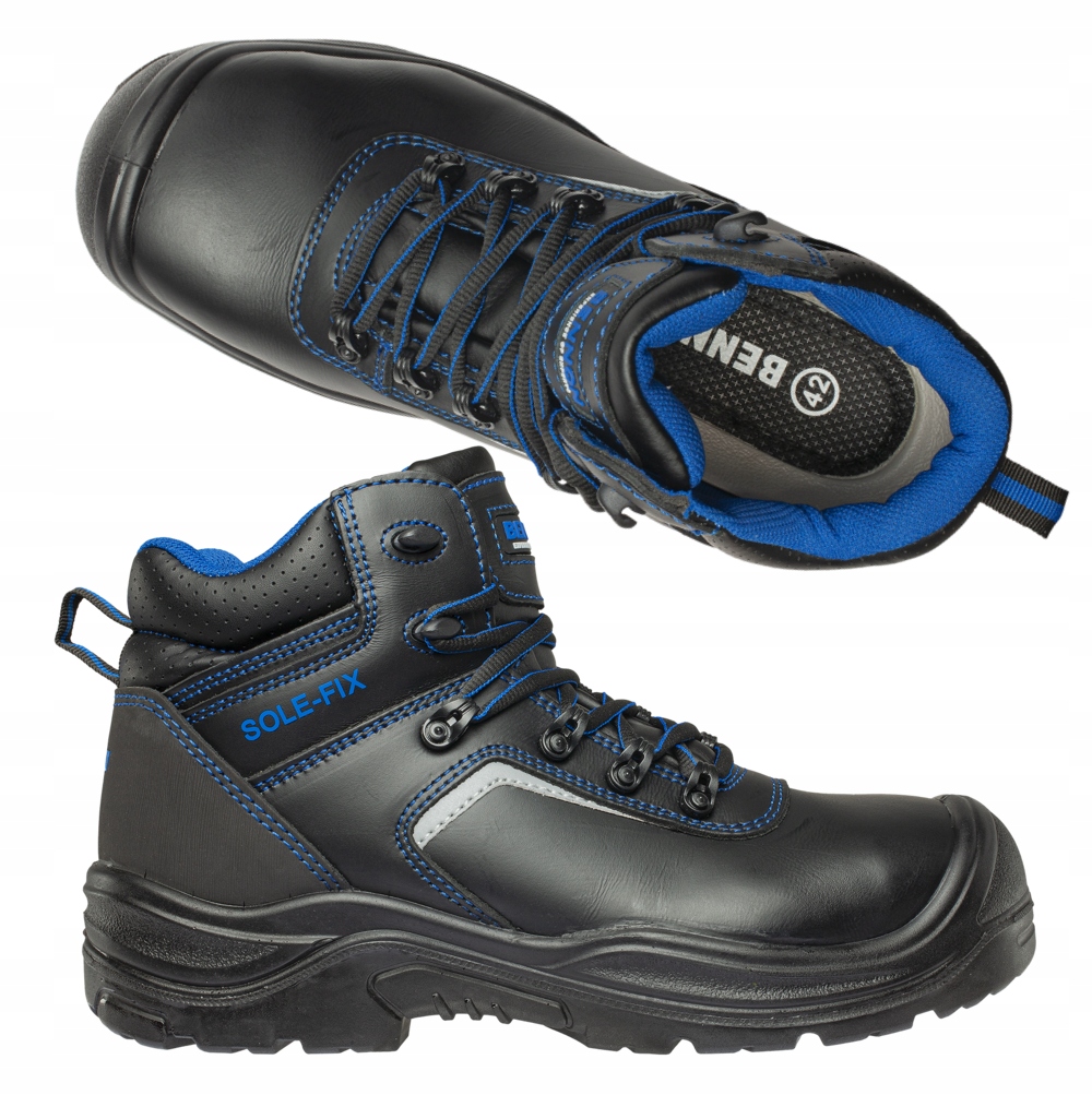 Skórzane Trzewiki Robocze Podnosek Bennon Raptor S3 Nm High 46