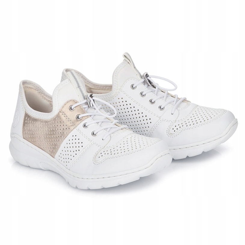 Dámské tenisky Rieker L3254-80 White Combination bílé Eko Kůže Vel. 36