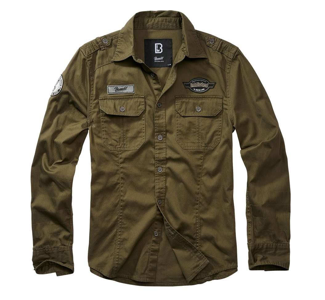 Koszula Brandit Luis Vintageshirt olive M